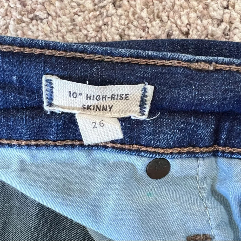 Madewell 10” High Rise Skinny Jeans - Picture 8 of 16